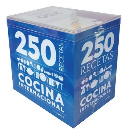 250 RECETAS. COCINA INTERNACIONAL (FICHAS EN CAJA) | 9788448069711 | Llibreria Aqualata | Comprar llibres en català i castellà online | Comprar llibres Igualada