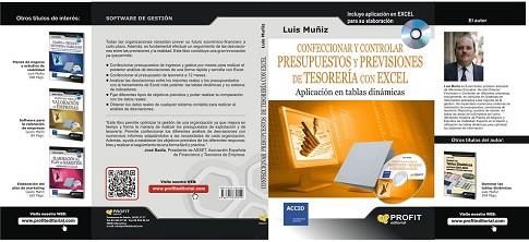 CONFECCIONAR Y CONTROLAR PRESUPUESTOS Y PREVISIONES DE TESORERIA CON EXCEL | 9788415330554 | MUÑIZ GONZALEZ, LUIS | Llibreria Aqualata | Comprar llibres en català i castellà online | Comprar llibres Igualada