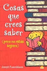 COSAS QUE CREES SABER | 9788497541459 | ROSENBLOOM, JOSEPH | Llibreria Aqualata | Comprar llibres en català i castellà online | Comprar llibres Igualada