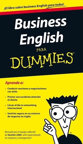 BUSINESS ENGLISH PARA DUMMIES | 9788432900044 | AA. VV. | Llibreria Aqualata | Comprar llibres en català i castellà online | Comprar llibres Igualada