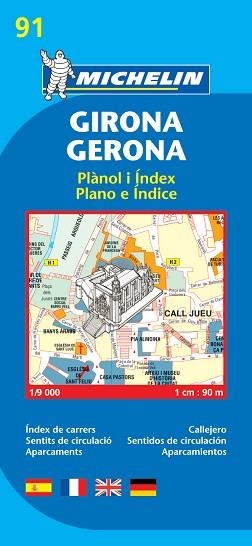 MAPA GIRONA (PLANOL ÍNDICE 91) | 9782067140783 | Llibreria Aqualata | Comprar llibres en català i castellà online | Comprar llibres Igualada