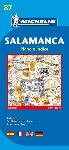 MAPA SALAMANCA (PLANO E INDICE 87) | 9782067127999 | Llibreria Aqualata | Comprar llibres en català i castellà online | Comprar llibres Igualada