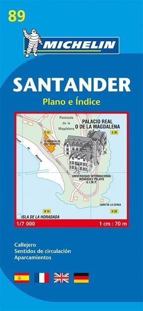 MAPA SANTANDER (PLANO E INDICE 89) | 9782067128019 | Llibreria Aqualata | Comprar llibres en català i castellà online | Comprar llibres Igualada