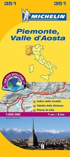 MAPA PIAMONTE, VALLE D'AOSTA (LOCAL ITALIA 351) | 9782067126596 | VARIOS AUTORES | Llibreria Aqualata | Comprar llibres en català i castellà online | Comprar llibres Igualada