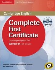 COMPLETE FIRST CERTIFICATE FOR SPANISH SPEAKERS WORKBOOK WITH ANSWERS WITH AUDIO | 9788483237328 | THOMAS, BARBARA/THOMAS, AMANDA | Llibreria Aqualata | Comprar llibres en català i castellà online | Comprar llibres Igualada