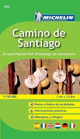 MAPA CAMINO DE SANTIAGO (ZOOM ESPAÑA 160) 1.150000 | 9782067148055 | VARIOS AUTORES | Llibreria Aqualata | Comprar llibres en català i castellà online | Comprar llibres Igualada