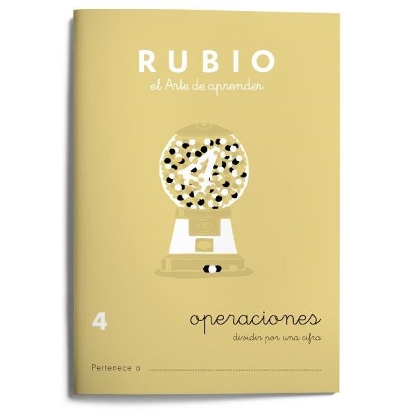 PROBLEMAS RUBIO 4 DIVIDIR POR UNA CIFRA | 9788485109562 | RUBIO SILVESTRE, RAMON | Llibreria Aqualata | Comprar llibres en català i castellà online | Comprar llibres Igualada