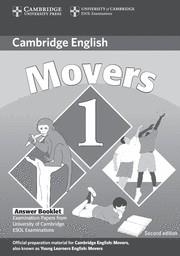 CAMBRIDGE YOUNG LEARNERS ENGLISH TESTS 1 MOVERS 1 ANSWER BOOKLET | 9780521693417 | Llibreria Aqualata | Comprar llibres en català i castellà online | Comprar llibres Igualada