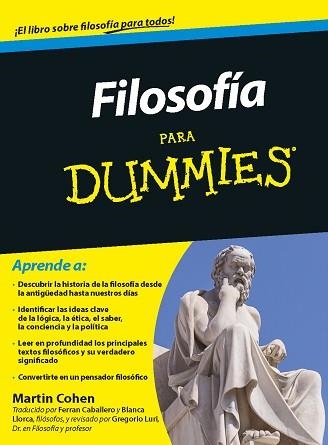 FILOSOFÍA PARA DUMMIES | 9788432900976 | COHEN, MARTIN  | Llibreria Aqualata | Comprar llibres en català i castellà online | Comprar llibres Igualada