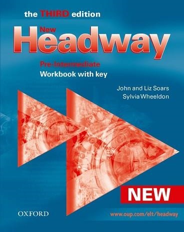 NEW HEADWAY PRE-INTERMEDIATE 3RD EDITION WORKBOOK WITH ANSWER | 9780194715867 | Llibreria Aqualata | Comprar llibres en català i castellà online | Comprar llibres Igualada