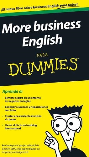 MORE BUSINESS ENGLISH PARA DUMMIES | 9788432901287 | Llibreria Aqualata | Comprar llibres en català i castellà online | Comprar llibres Igualada