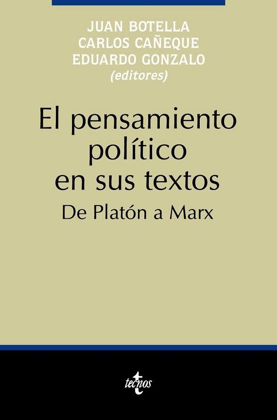 PENSAMIENTO POLITICO EN SUS TEXTOS | 9788430925223 | BOTELLA,JUAN | Llibreria Aqualata | Comprar llibres en català i castellà online | Comprar llibres Igualada