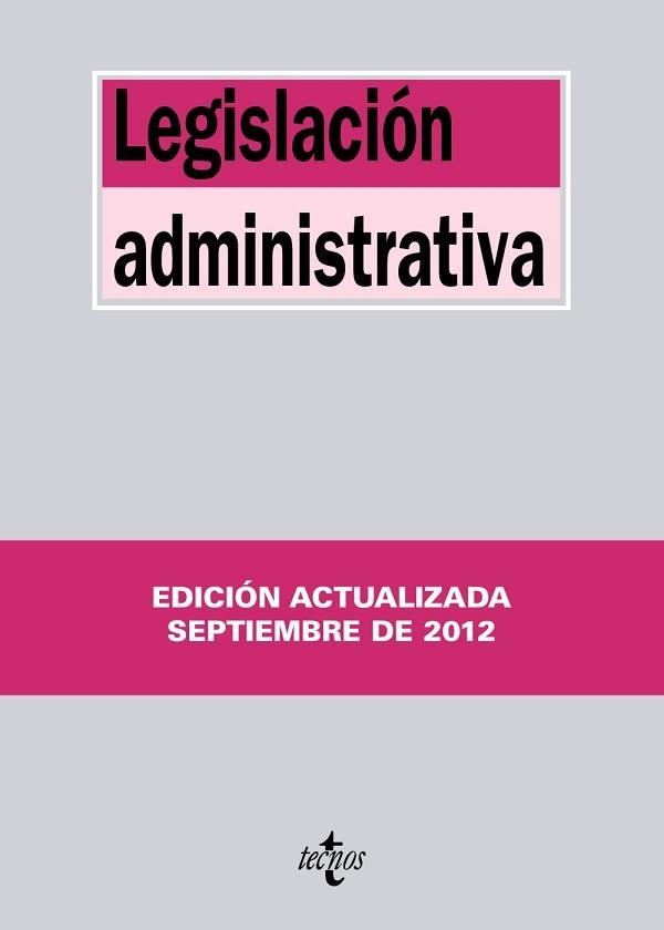 LEGISLACIÓN ADMINISTRATIVA | 9788430955589 | Llibreria Aqualata | Comprar llibres en català i castellà online | Comprar llibres Igualada