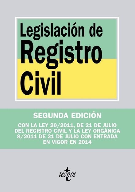 LEGISLACIÓN DE REGISTRO CIVIL ED 2012 | 9788430954445 | AAVV | Llibreria Aqualata | Comprar llibres en català i castellà online | Comprar llibres Igualada