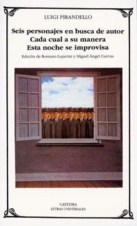 SEIS PERSONAJES EN BUSCA AUTOR;CADA CUAL A SU MANERA (LU 179 | 9788437611372 | Pirandello, Luigi | Llibreria Aqualata | Comprar llibres en català i castellà online | Comprar llibres Igualada