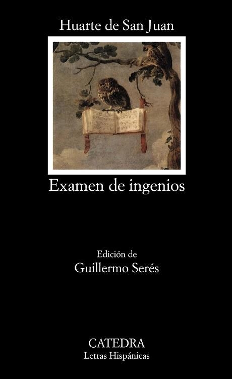 EXAMEN DE INGENIOS | 9788437608723 | HUARTE DE SAN JUAN, Juan | Llibreria Aqualata | Comprar llibres en català i castellà online | Comprar llibres Igualada