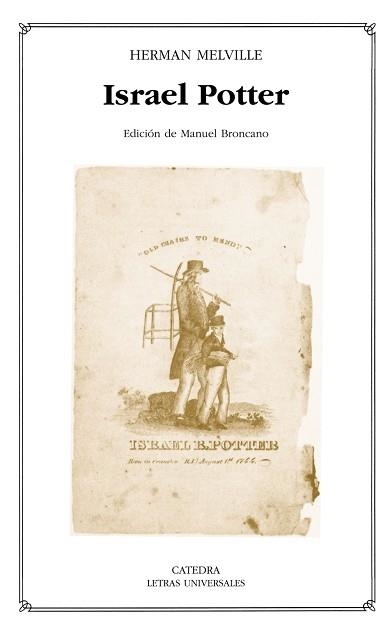 ISRAEL POTTER (LU 396) | 9788437624280 | MELVILLE, HERMAN | Llibreria Aqualata | Comprar llibres en català i castellà online | Comprar llibres Igualada