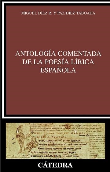 ANTOLOGIA COMENTADA DE LA POESIA LIRICA ESPAÑOLA (ESTUDIOS L | 9788437622682 | DIEZ TABOADA, MªPAZ / DIEZ, MIQUEL | Llibreria Aqualata | Comprar llibres en català i castellà online | Comprar llibres Igualada