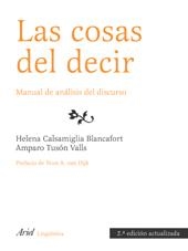 COSAS DEL DECIR, LAS. MANUAL DE ANALISIS DEL DISCURSO 2A. ED | 9788434482739 | CALSAMIGLIA, HELENA / TUSON, AMPARO | Llibreria Aqualata | Comprar llibres en català i castellà online | Comprar llibres Igualada