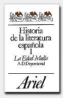 HISTORIA DE LA LITERATURA ESPAÑOLA. EDAD MEDIA VOL. 1 | 9788434483057 | DEYERMOND, ALAN | Llibreria Aqualata | Comprar llibres en català i castellà online | Comprar llibres Igualada