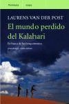 MUNDO PERDIDO DEL KALAHARI, EL | 9788483075661 | VAN DER POST, LAURENS | Llibreria Aqualata | Comprar llibres en català i castellà online | Comprar llibres Igualada