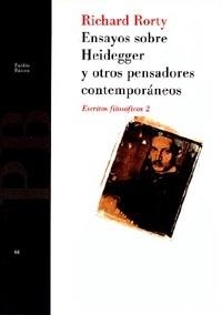 ENSAYOS SOBRE HEIDEGGER Y OTROS PENSADORES CONTEMP | 9788475099545 | RORTY, RICHARD | Llibreria Aqualata | Comprar llibres en català i castellà online | Comprar llibres Igualada