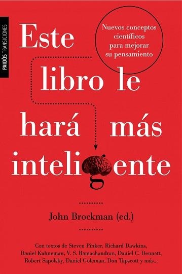 ESTE LIBRO LE HARÁ MÁS INTELIGENTE | 9788449327865 | BROCKMAN, JOHN | Llibreria Aqualata | Comprar llibres en català i castellà online | Comprar llibres Igualada