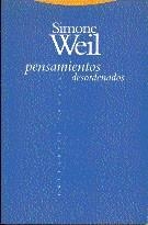 PENSAMIENTOS DESORDENADOS | 9788481640793 | WEIL, SIMONE | Llibreria Aqualata | Comprar llibres en català i castellà online | Comprar llibres Igualada