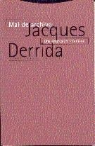 MAL DE ARCHIVO UNA IMPRESION FREUDIANA | 9788481641332 | DERRIDA, JACQUES | Llibreria Aqualata | Comprar llibres en català i castellà online | Comprar llibres Igualada