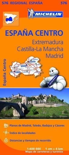 EXTREMADURA, CASTILLA LA MANCHA, MADRID (MAPA REGIONAL 576) | 9782067184350 | VARIOS AUTORES | Llibreria Aqualata | Comprar llibres en català i castellà online | Comprar llibres Igualada