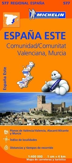 MAPA COMUNIDAD VALENCIANA, MURCIA 577 | 9782067184404 | VARIOS AUTORES | Llibreria Aqualata | Comprar llibres en català i castellà online | Comprar llibres Igualada