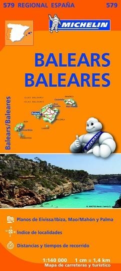 BALEARS (MAPA REGIONAL 579) | 9782067184503 | VARIOS AUTORES | Llibreria Aqualata | Comprar llibres en català i castellà online | Comprar llibres Igualada