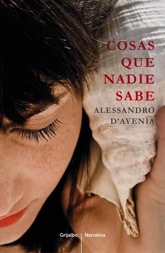 COSAS QUE NADIE SABE | 9788425349102 | D'AVENIA, ALESSANDRO | Llibreria Aqualata | Comprar libros en catalán y castellano online | Comprar libros Igualada