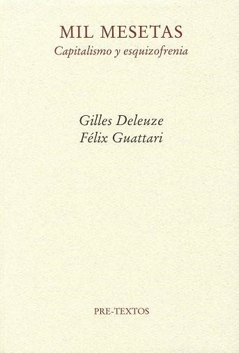 MIL MESETAS: CAPITALISMO Y ESQUIZOFRENIA | 9788485081950 | DELEUZE, GILLES/GUATTARI, FÉLIX | Llibreria Aqualata | Comprar llibres en català i castellà online | Comprar llibres Igualada