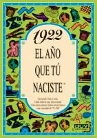 1922, AÑO QUE TU NACISTE | 9788488907592 | COLLADO BASCOMPTE, ROSA | Llibreria Aqualata | Comprar llibres en català i castellà online | Comprar llibres Igualada