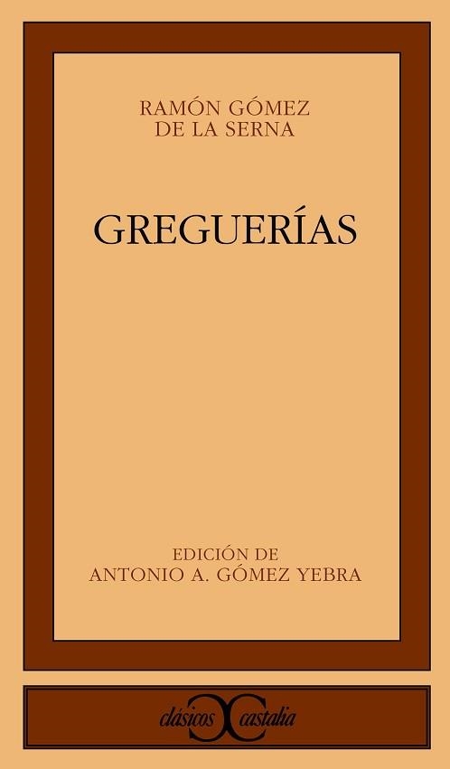 GREGUERIAS | 9788470396915 | GOMEZ DE LA SERNA, RAMON | Llibreria Aqualata | Comprar llibres en català i castellà online | Comprar llibres Igualada