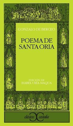 POEMA DE SANTA ORIA | 9788470393792 | BERCEO, GONZALO DE | Llibreria Aqualata | Comprar llibres en català i castellà online | Comprar llibres Igualada