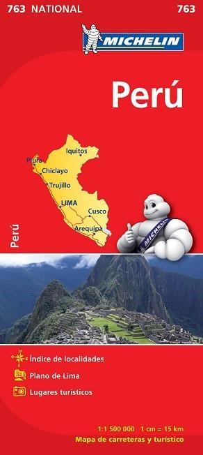 MAPA PERÚ (NACIONAL 763) | 9782067173446 | Llibreria Aqualata | Comprar llibres en català i castellà online | Comprar llibres Igualada