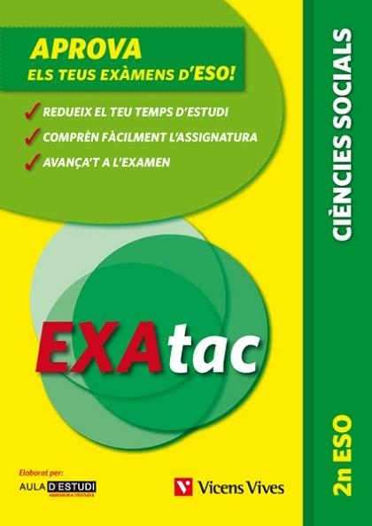 EXATAC 2 CIENCIES SOCIALS | 9788468211251 | AULA D'ESTUDI ASSESSORIA D'ESTUDI S.L. | Llibreria Aqualata | Comprar llibres en català i castellà online | Comprar llibres Igualada