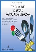 TABLA DE DIETAS PARA ADELGAZAR | 9788425514173 | BIELEFELD, JOCHEN G. | Llibreria Aqualata | Comprar llibres en català i castellà online | Comprar llibres Igualada