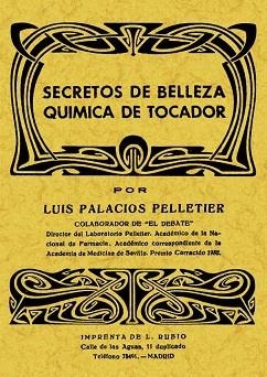 SECRETOS DE BELLEZA, QUIMICA DEL TOCADOR | 9788497610957 | PALACIOS PELLETIER, LUIS | Llibreria Aqualata | Comprar llibres en català i castellà online | Comprar llibres Igualada