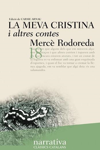 MEVA CRISTINA I ALTRES CONTES, LA (CLASSICS CATALANS 18) | 9788482877211 | RODOREDA, MERCE | Llibreria Aqualata | Comprar llibres en català i castellà online | Comprar llibres Igualada