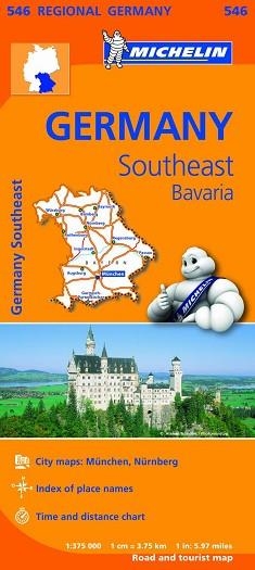 MAPA REGIONAL GERMANY SOUTHEAST, BAVARIA (REGIONAL ALEMANIA 546) | 9782067183698 | VARIOS AUTORES | Llibreria Aqualata | Comprar llibres en català i castellà online | Comprar llibres Igualada