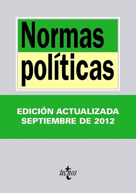 NORMAS POLÍTICAS | 9788430955558 | Llibreria Aqualata | Comprar llibres en català i castellà online | Comprar llibres Igualada