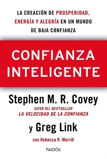 CONFIANZA INTELIGENTE | 9788449329203 | COVEY, STEPHEN / MERRILL, REBECCA R. / LINK, GREG | Llibreria Aqualata | Comprar llibres en català i castellà online | Comprar llibres Igualada