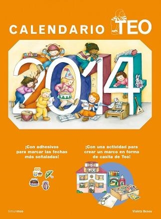 2014 CALENDARIO TEO | 9788408118923 | VIOLETA DENOU | Llibreria Aqualata | Comprar llibres en català i castellà online | Comprar llibres Igualada