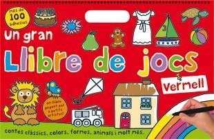 UN GRAN LLIBRE DE JOCS VERMELL | 9788424648503 | Llibreria Aqualata | Comprar libros en catalán y castellano online | Comprar libros Igualada