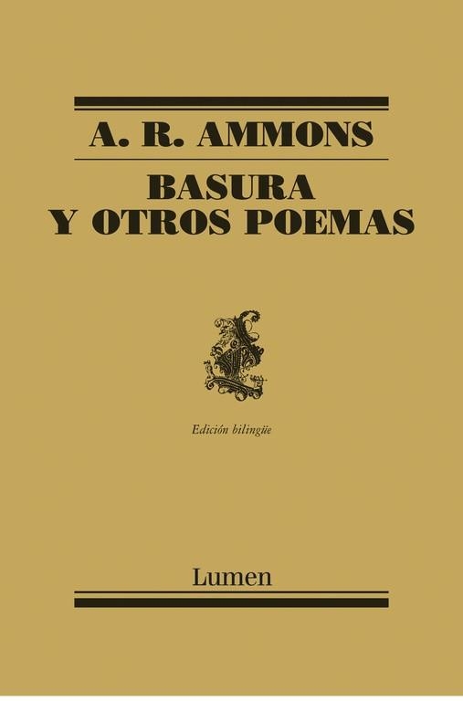 BASURA Y OTROS POEMAS | 9788426421746 | AMMONS, A.R. | Llibreria Aqualata | Comprar llibres en català i castellà online | Comprar llibres Igualada