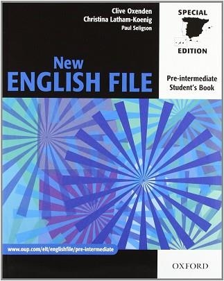 NEW ENGLISH FILE PRE-INTERMEDIATE SB+WB WHIT KEY MROM PACK | 9780194519458 | VARIS | Llibreria Aqualata | Comprar llibres en català i castellà online | Comprar llibres Igualada