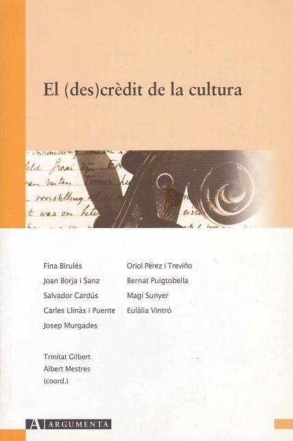 DESCREDIT DE LA CULTURA, EL | 9788496349049 | GILBERT | Llibreria Aqualata | Comprar llibres en català i castellà online | Comprar llibres Igualada